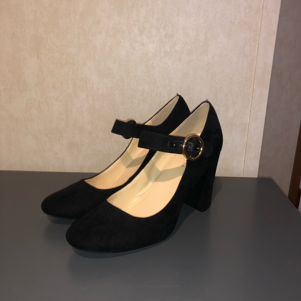 Black Suede Heels